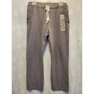 Hollister Embroidered Logo Sweatpants Women Lounge Pants Y2K Sporty Track